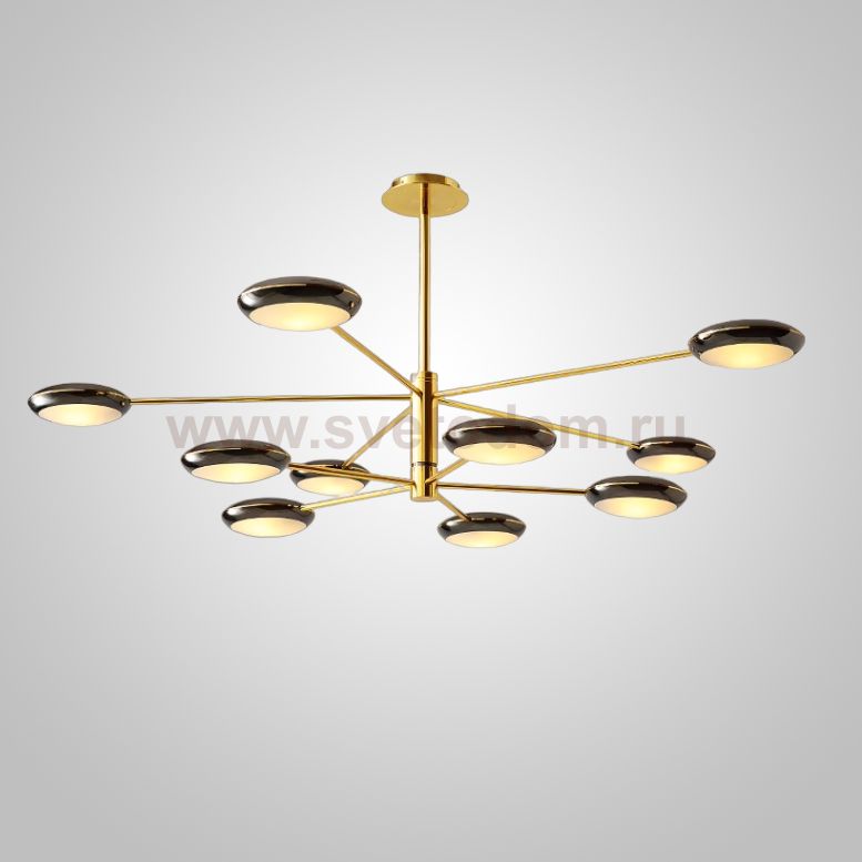 Люстра на штанге DRAMMEN D120 Black ImperiumLoft 243391-26