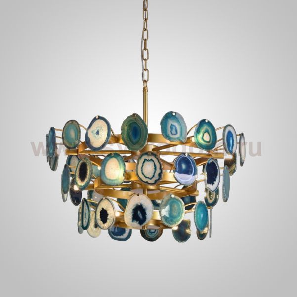 Подвесная люстра AGATE D70 Blue ImperiumLoft 243405-26