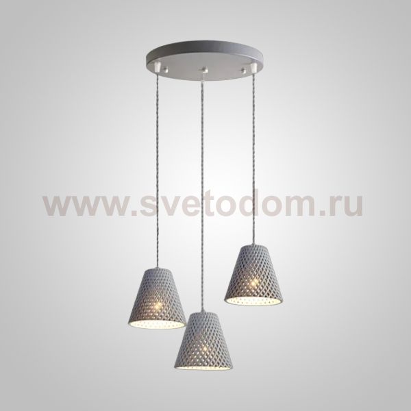 Подвесной светильник HASSA D30 Grey ImperiumLoft 243446-22