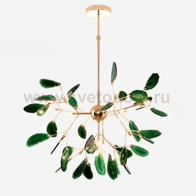 Подвесная люстра AGATE D76 Green ImperiumLoft 243462-26