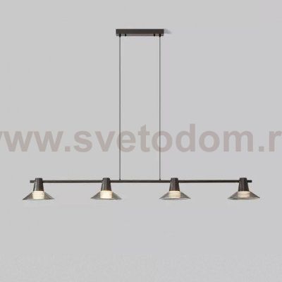 Реечный, рядный светильник CICLA LONG L140 Black ImperiumLoft 243503-22