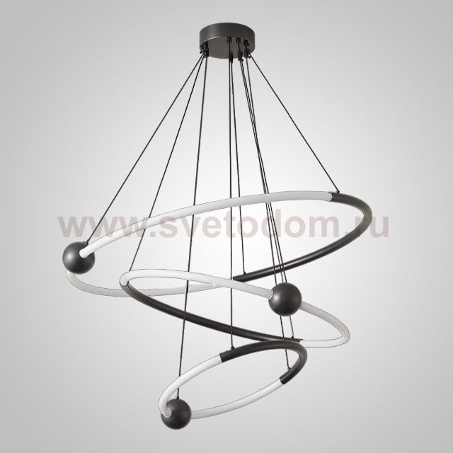 Кольцевые люстры и светильники ECLIPTICA Black ImperiumLoft 243514-22