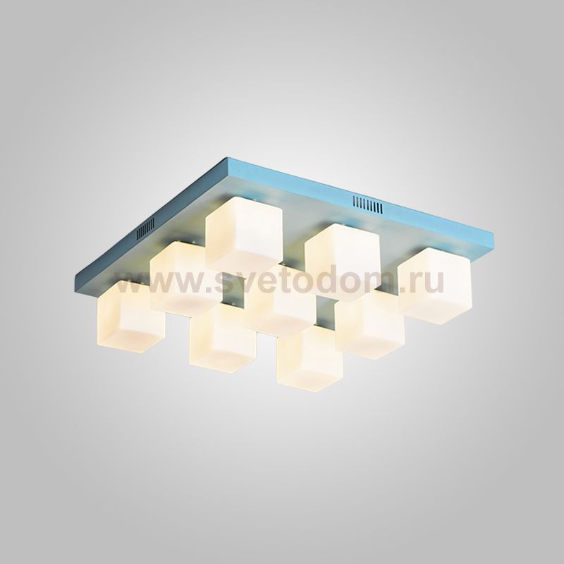 Подвесная люстра BOARD CUBE L9 Blue ImperiumLoft 243729-26