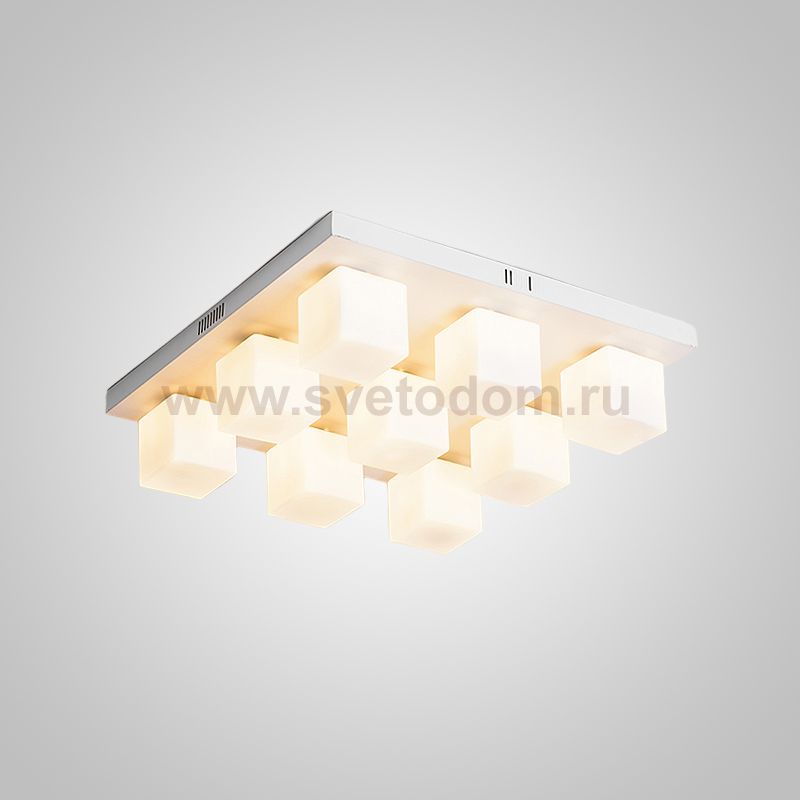 Подвесная люстра BOARD CUBE L9 White ImperiumLoft 243732-26