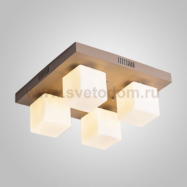 Подвесная люстра BOARD CUBE L4 Khaki ImperiumLoft 243733-26