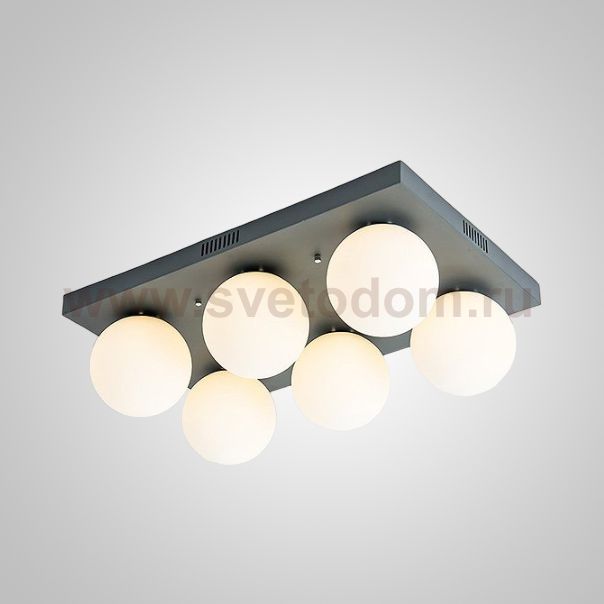 Подвесная люстра BOARD ORB L6 Grey ImperiumLoft 243737-26