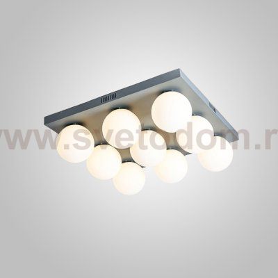 Подвесная люстра BOARD ORB L9 Grey ImperiumLoft 243738-26