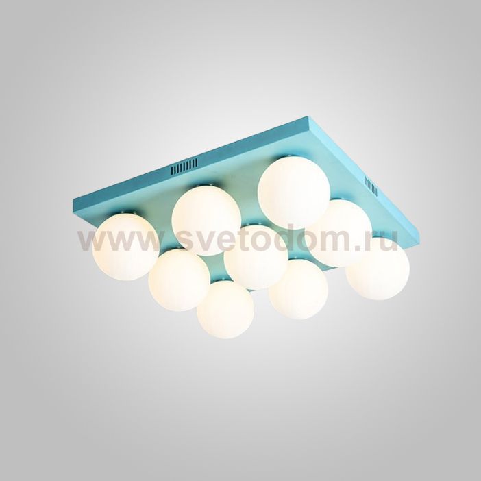 Подвесная люстра BOARD ORB L9 Blue ImperiumLoft 243746-26