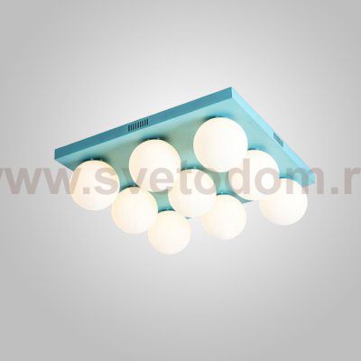 Подвесная люстра BOARD ORB L9 Blue ImperiumLoft 243746-26