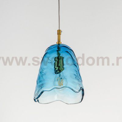 Подвесной светильник CAMPANULE D21,5 Blue ImperiumLoft 243771-26