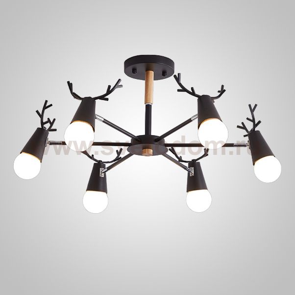 Подвесная люстра DEERCH D65 Black ImperiumLoft 243786-26
