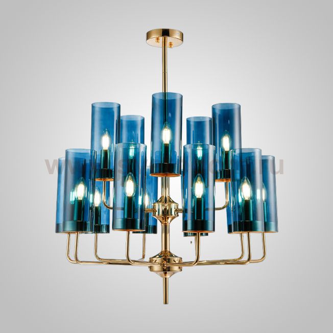 Подвесная люстра DELPHY L15 Blue ImperiumLoft 243799-26