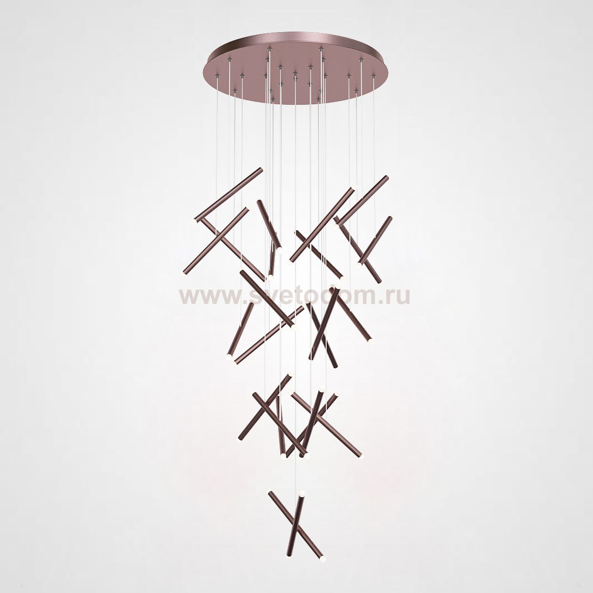 Люстра Dutti D0068 LED Chandelier Modern 28 Copper ImperiumLoft 243991-22