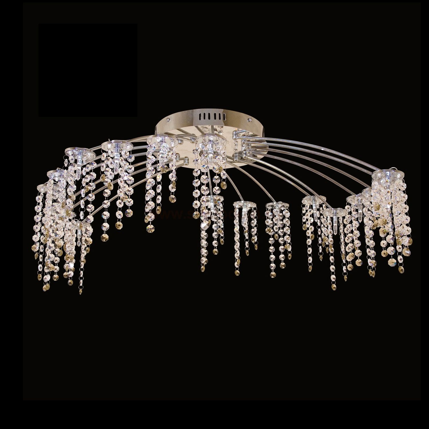 Люстра с пультом Mw light 244017618 Каскад