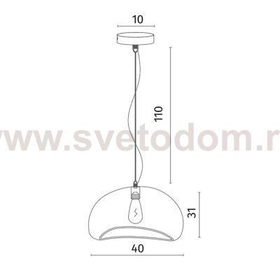 Подвесной светильник Divinare SCANDY 2444/06 SP-1