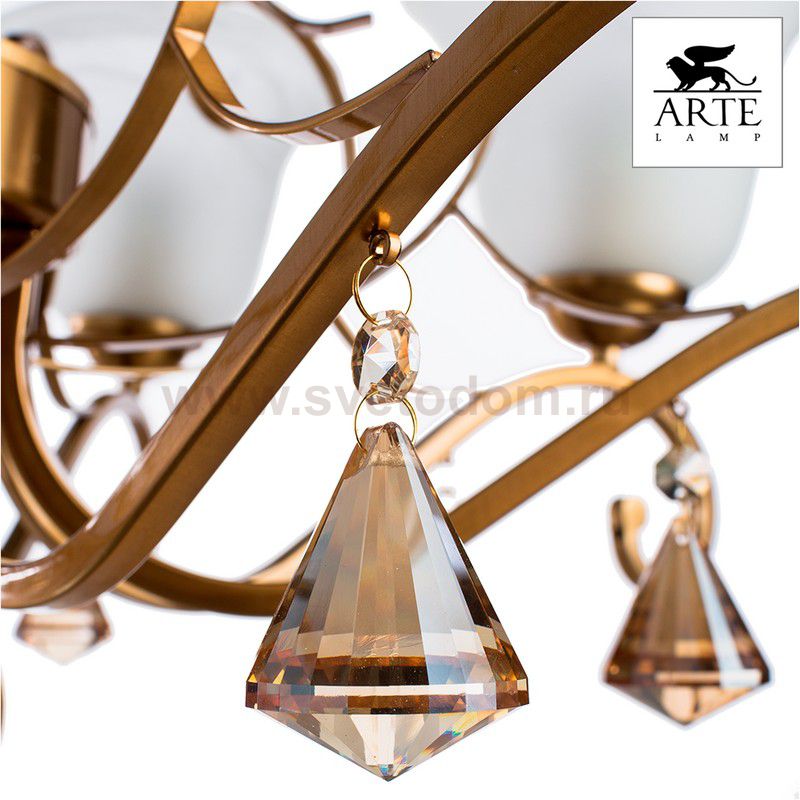 Подвесная люстра Arte lamp A8391LM-8PB CONO