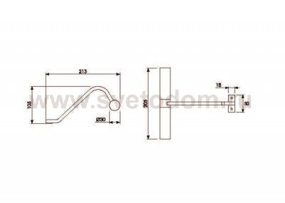 Светильник с креплением на зеркало Odeon light 2448/2 IZAR