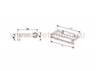 Светильник настенный бра Odeon light 2449/1 IZAR