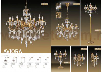 Светильник настенный бра Odeon light 2454/2W AVIORA