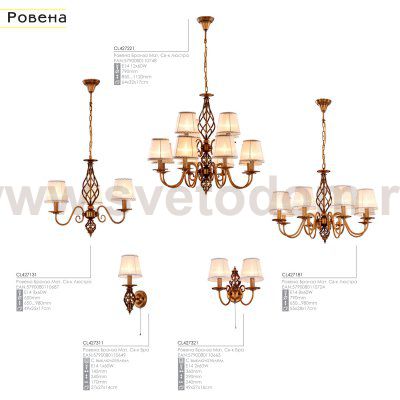 Торшер напольный Citilux CL427911 Ровена