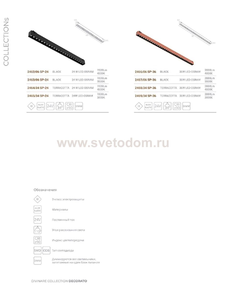 Светильник подвесной Divinare 2465/34 SP-24 DECORATO