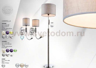 Светильник настенный Globo 24688W MORELIA