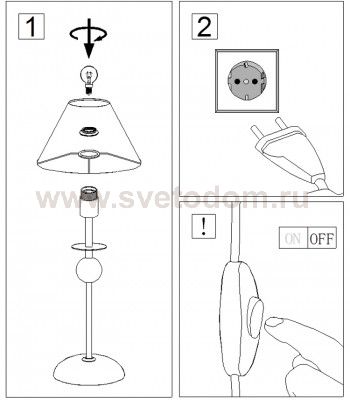 Настольная лампа Odeon light 2476/1T MARION