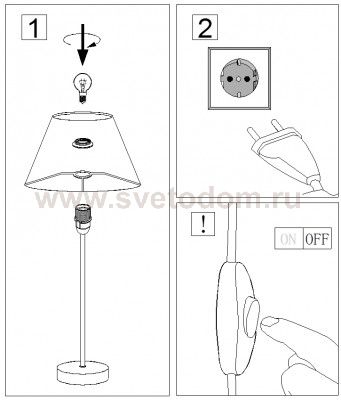 Настольная лампа Odeon light 2478/1T TONGA
