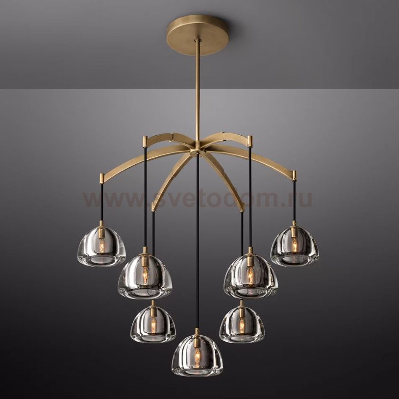 Подвесная люстра Future D92 Brass ImperiumLoft 248417-22