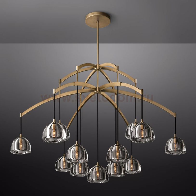 Подвесная люстра Future D152 Brass ImperiumLoft 248418-22