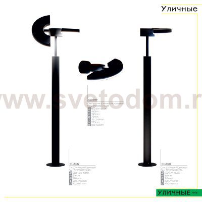 Уличный настенный светильник Citilux CLU03W