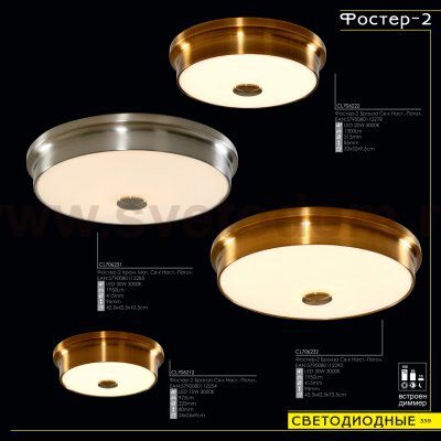 Светильник настенно-потолочный Citilux CL706221 Фостер-2