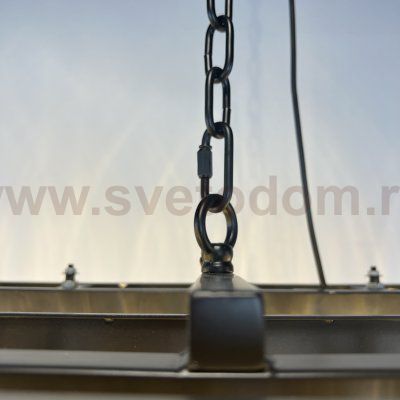 Подвесная Люстра Rh 1920S Odeon Clear Glass Black 180 By Imperiumloft