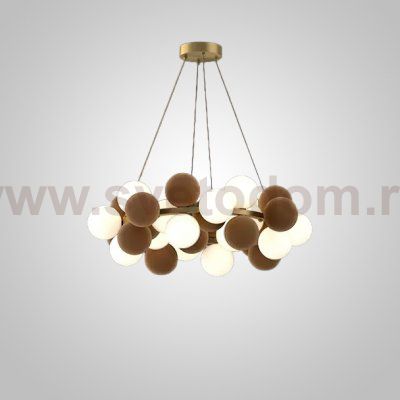 Кольцевые люстры и светильники LATTE D80 Coffee ImperiumLoft 248569-01