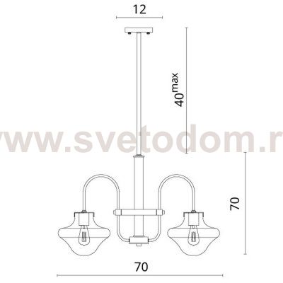 Светильник подвесной Divinare 7108/02 SP-4 ALVEARE