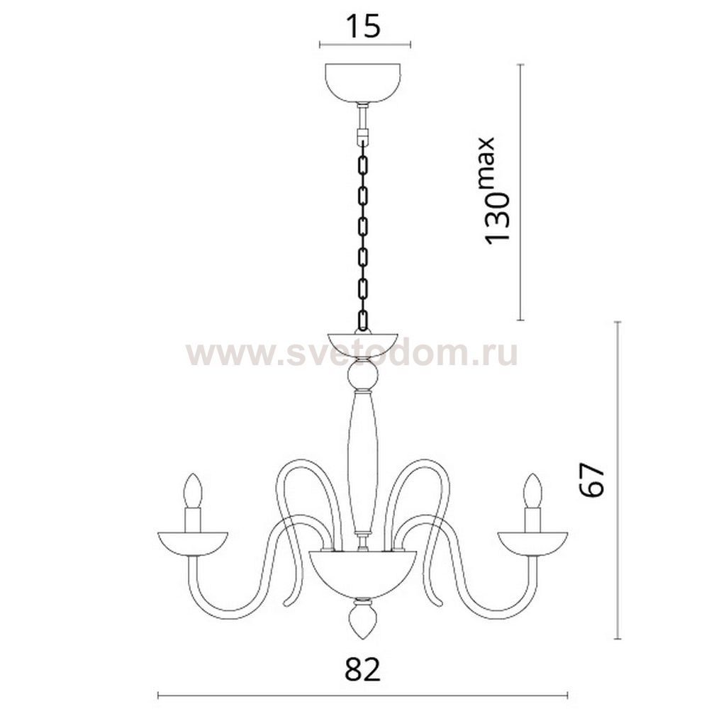Светильник подвесной Divinare 6004/03 LM-8 PALLADA