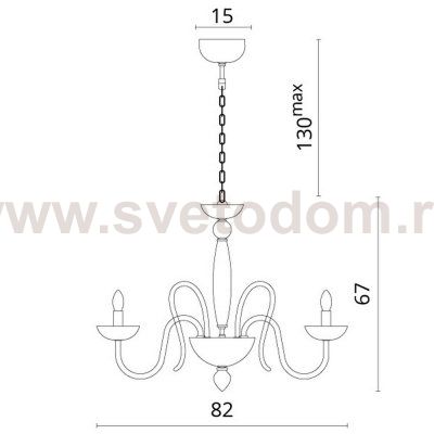 Светильник подвесной Divinare 6004/03 LM-8 PALLADA