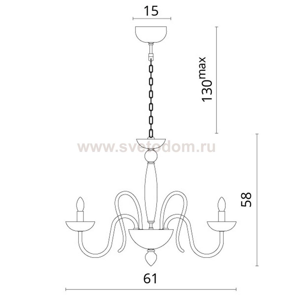Светильник подвесной Divinare 6004/03 LM-5 PALLADA