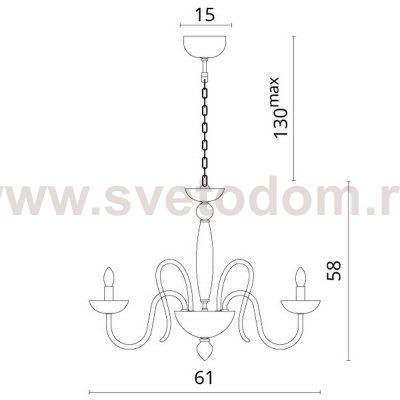 Светильник подвесной Divinare 6004/03 LM-5 PALLADA
