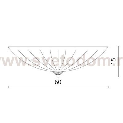 Светильник потолочный Divinare 3510/03 PL-6 UFO