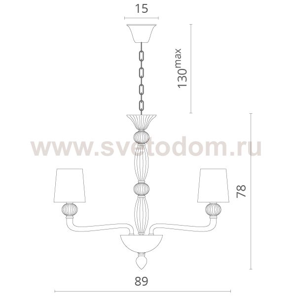 Светильник подвесной Divinare 1154/03 LM-8 BILANCIA