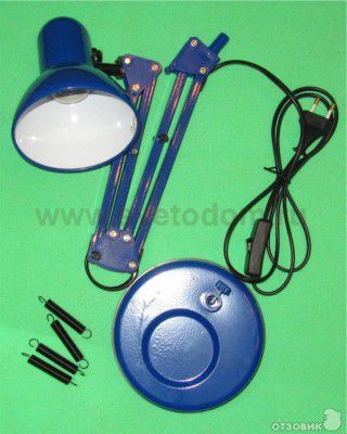 Настольная лампа синяя Globo 24883 Famous