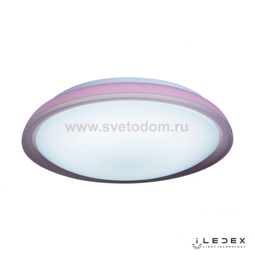 Потолочный светильник iLedex Chameleon 24W розовый (3 цвета)