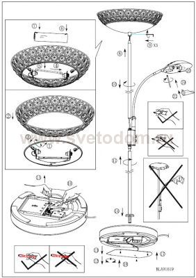 Торшер Eglo 91619 FENDRIA