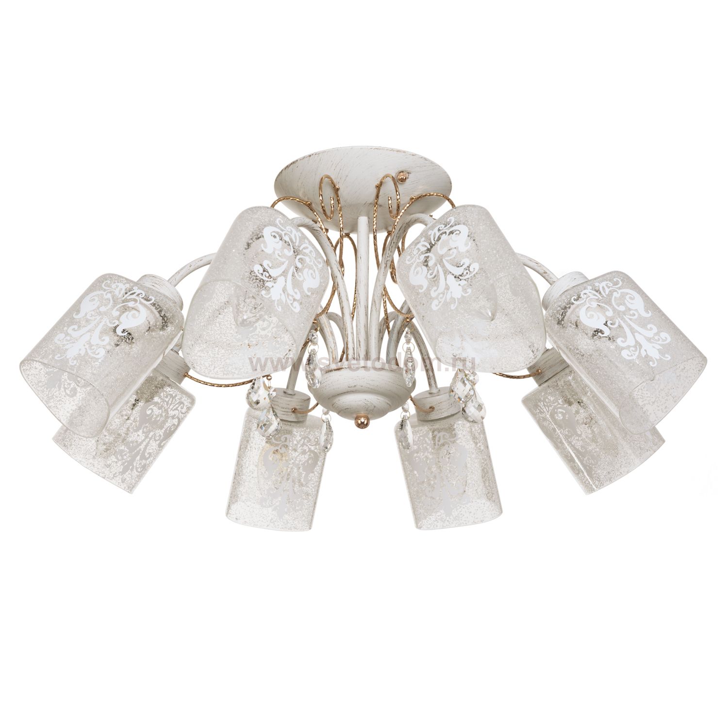 Люстра классическая Экономсвет 2503/8WG+FG