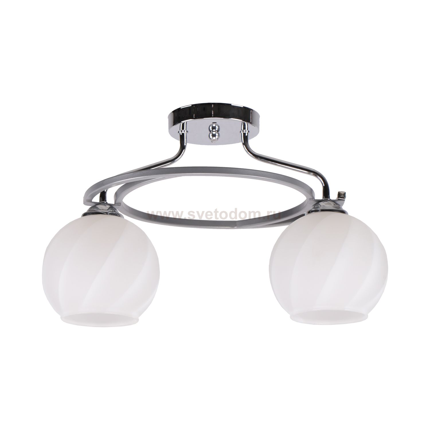 Потолочный светильник 25062/2CR+GR WT Экономсвет