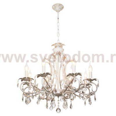 Люстра классическая с хрусталем Экономсвет 2510/8WG