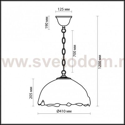 Светильник подвесной Odeon light 2525/2 GARDEN
