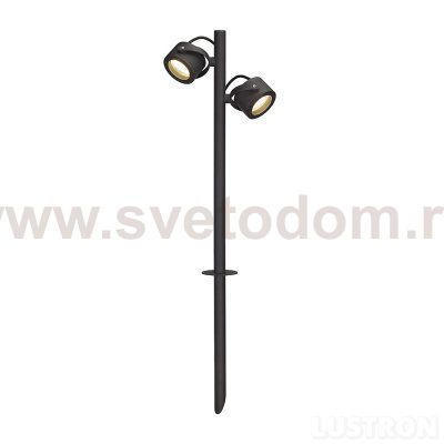 SLV 231535 SITRA 360 SL SPIKE, anthrazit, 2xGX53, max. 9W, IP44