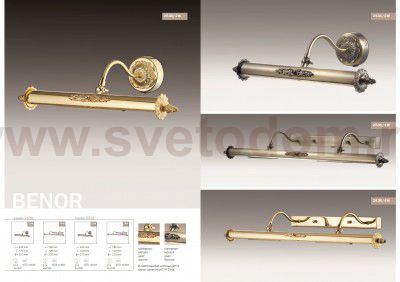 Подсветка для картин с выключателем Odeon light 2530/2W BENOR